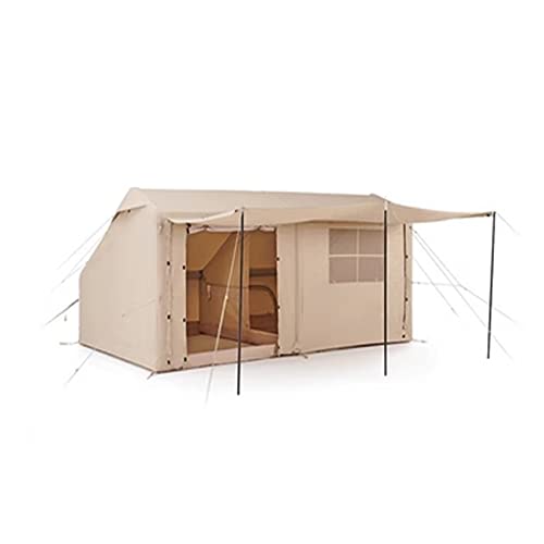 Aufblasbares Campingzelt für den Außenbereich mit Luftpumpe, Glamping-Zelte für 3–5 Personen, einfach aufzubauen, wasserdichtes Haus zum Angeln, Camping und Wandern () von KLLJHB