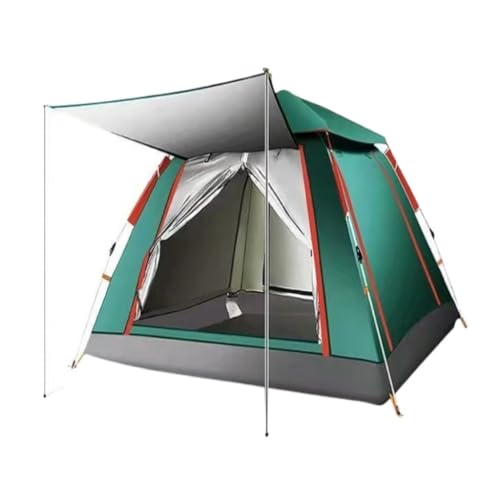 Aufblasbares Zelt, Zelt für den Außenbereich, silberfarben, Kunststoff, tragbar, Faltzelt, Camping, Picknick, Strandzelt, Camping-Feldbedarf, Ausrüstung, großes Zelt (blau B) von KLLJHB