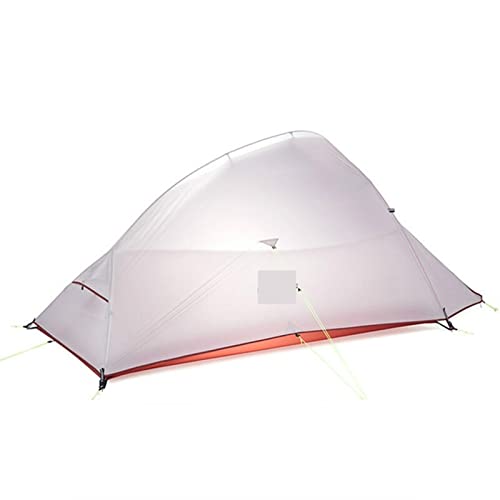 Campingzelt, Zelt, ultraleichtes Campingzelt für verdicktes, regenfestes Zelt, großes Feldzelt für den Außenbereich (Farbe: Weiß, Größe: 2) (Weiß 2) von KLLJHB