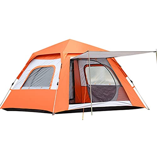 Zelte Camping für 3-4 Personen, 5-6 Personen, wasserdicht und Winddicht, einfach aufzubauen, Rucksackreisen, belüftet und geeignet für Outdoor- und Wanderausflüge von KLLJHB