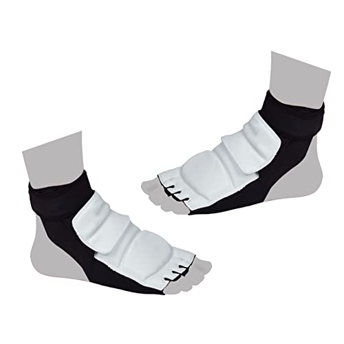 KLLJRFW Taekwondo Sparring Gear Fußschutz Boxfußschutz für das Training, atmungsaktiv, bequem, rutschfest (L 36-37) von KLLJRFW