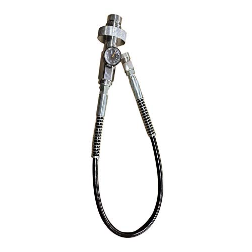 KLOOLIVE 4500psi Paintball PCP Füllstation Ladekit Luft Refill Adapter mit 60 cm Schlauch G5 / 8" Din KLOOLIVE 4500psi Paintball PCP Füllstation Ladekit Luft Refill Adapter mit 60 cm Schlauch G5 / 8" Din von KLOOLIVE