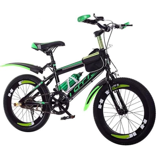 Für 7-15 Jahre Alte Kinder Reiten Fahrrad Kinderfahrrad, High Carbon Steel Frame/Carbon Steel Fork/Kids Mountain Bike/Sensible Schaltung/Verstellbarer Sitz(BKC,24 Inches) von KLYso