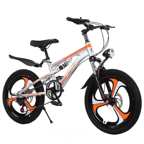 Geeignet for Kinder Im Alter Von 6–15 Jahren, Die Kinderfahrräder Fahren, Kinderfahrrad, Stoßdämpfendes Kinder-Mountainbike Mit Scheibenbremse/Verstellbarer Sitz(BKB,22 Inches) von KLYso