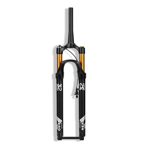 KLYso 100MM Federweg Remote Lockout Front Fork Boost Fork Thru Axle 15x110mm Straight/Tapered Tube Air Suspension Fork(Tapered Tube,27.5in) von KLYso