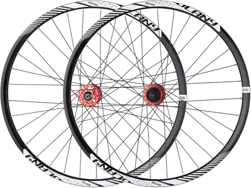 KLYso Aluminium-Legierung Doppelschicht-Felge Mountainbike-Laufradsatz Mountainbike-Laufradsatz, Aluminium-Legierung Felge Schnellspanner Thru-Axle Scheibenbremse Radsatz(A,29in) von KLYso