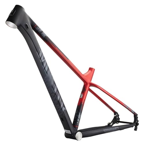 KLYso Interne Routing MTB Rahmen 29er Hardtail Mountainbike Rahmen Steckachse Disc Bremse Rahmen XC Aluminium Legierung Racing Rahmen(Red,L/Large) von KLYso