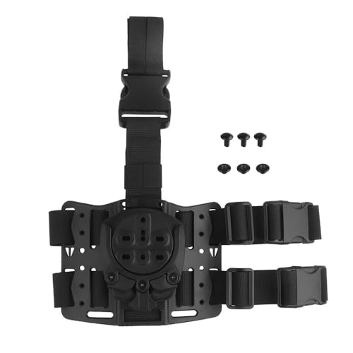Taktisches Pistolenholster-Schnellbefestigungssystem, 360-Grad-Winkel Drop Leg Platform Holster Adapter(GB-ACC-23 BLK) von KLYso