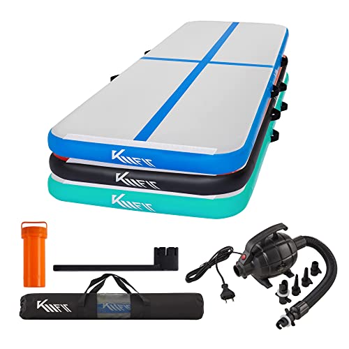 KM KM Fit Turnmatte Aufblasbar Airtrack Gymnastikmatte 3M Tumbling Matte Aufblasbare Fitness-Matte Gymnastikmatte inkl.Tragetasche, elektr.Luftpumpe & Flick-Set Trainingsmatte UV-Beständig Blau KM KM Fit Turnmatte Aufblasbar Airtrack Gymnastikmatte 3M Tumbling Matte Aufblasbare Fitness-Matte Gymnastikmatte inkl.Tragetasche, elektr.Luftpumpe & Flick-Set Trainingsmatte UV-Beständig Blau von KM KM Fit