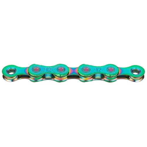 Fahrrad Kette, KMC Fahrradkette, X12 Aurora Green, 1/2" x 11/128", 126 Glieder, 12-fach, waxed, metallic grün Fahrrad Kette, KMC Fahrradkette, X12 Aurora Green, 1/2" x 11/128", 126 Glieder, 12-fach, waxed, metallic grün von KMC