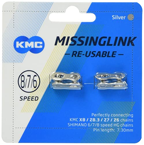 KMC 8 Speed Missinglink Verbindungsglied, Silber, 2 Pairs KMC 8 Speed Missinglink Verbindungsglied, Silber, 2 Pairs von KMC