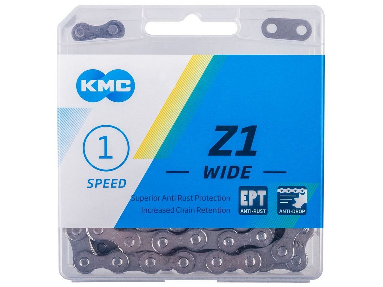 KMC Fahrradkette Fahrradkette Z1 X EPT 1 2 x 1 8 112 Gl Anti Rost silber EK KMC Fahrradkette Fahrradkette Z1 X EPT 1 2 x 1 8 112 Gl Anti Rost silber EK von KMC