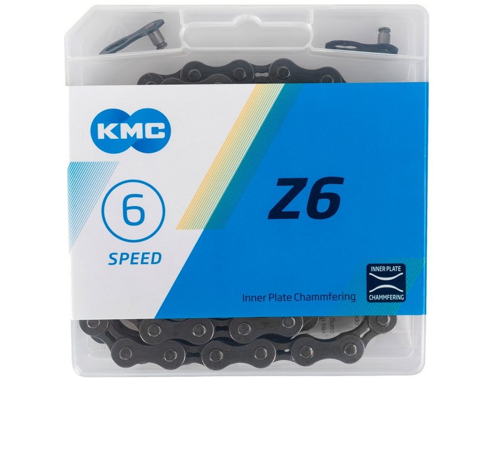 KMC Fahrradketten KMC 6/7/8 Fach Schaltungskette Z6 mit 114 Glieder KMC Fahrradketten KMC 6/7/8 Fach Schaltungskette Z6 mit 114 Glieder von KMC