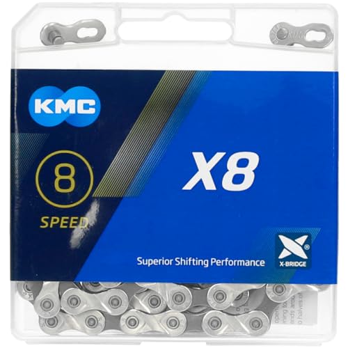 KMC X8-93 Kette, 114 Glieder, Silber/Grau KMC X8-93 Kette, 114 Glieder, Silber/Grau von KMC