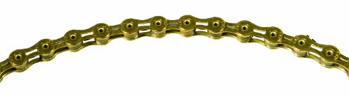 KMC Ketten X-10-SL 114 Glieder Fahrradkette, Gold, 1/2" x11/128 von KMC