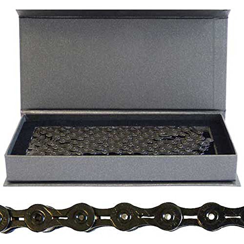 KMC Ketten X-10-SL Limitiert 116-Glieder Fahrradkette, schwarz, 1/2 x 11/128 Zoll KMC Ketten X-10-SL Limitiert 116-Glieder Fahrradkette, schwarz, 1/2 x 11/128 Zoll von KMC
