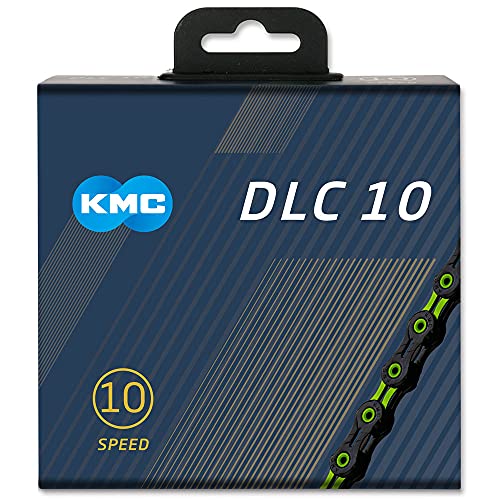 KMC Unisex – Erwachsene DLC DLC10 10-Fach Kette 1/2" x11/128, 116 Glieder, grün KMC Unisex – Erwachsene DLC DLC10 10-Fach Kette 1/2" x11/128, 116 Glieder, grün von KMC