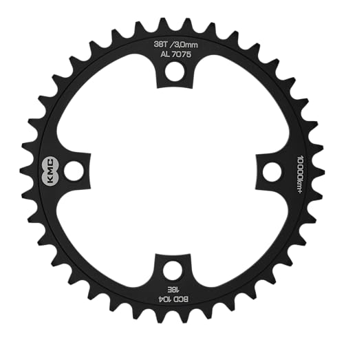 KMC Unisex – Erwachsene Kettenblatt für E-Bike 38 Zähne,schwarz eloxiert,1/2x1/8,SB-Verpackung KMC Unisex – Erwachsene Kettenblatt für E-Bike 38 Zähne,schwarz eloxiert,1/2x1/8,SB-Verpackung von KMC