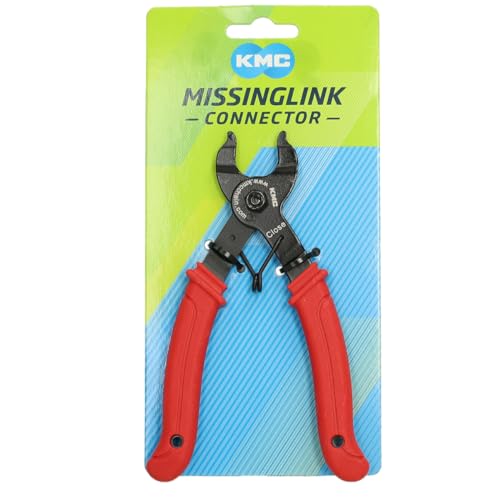 Kettenverschlussglied Spezialzange, zum Schließen von Verschlussgliedern, KMC Zange, Non-Slip Griff, Stahl, schwarz-rot Kettenverschlussglied Spezialzange, zum Schließen von Verschlussgliedern, KMC Zange, Non-Slip Griff, Stahl, schwarz-rot von KMC