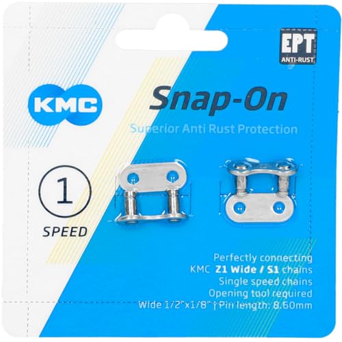 KMC Unisex's S1 Snap on Link Wide, Silber KMC Unisex's S1 Snap on Link Wide, Silber von KMC