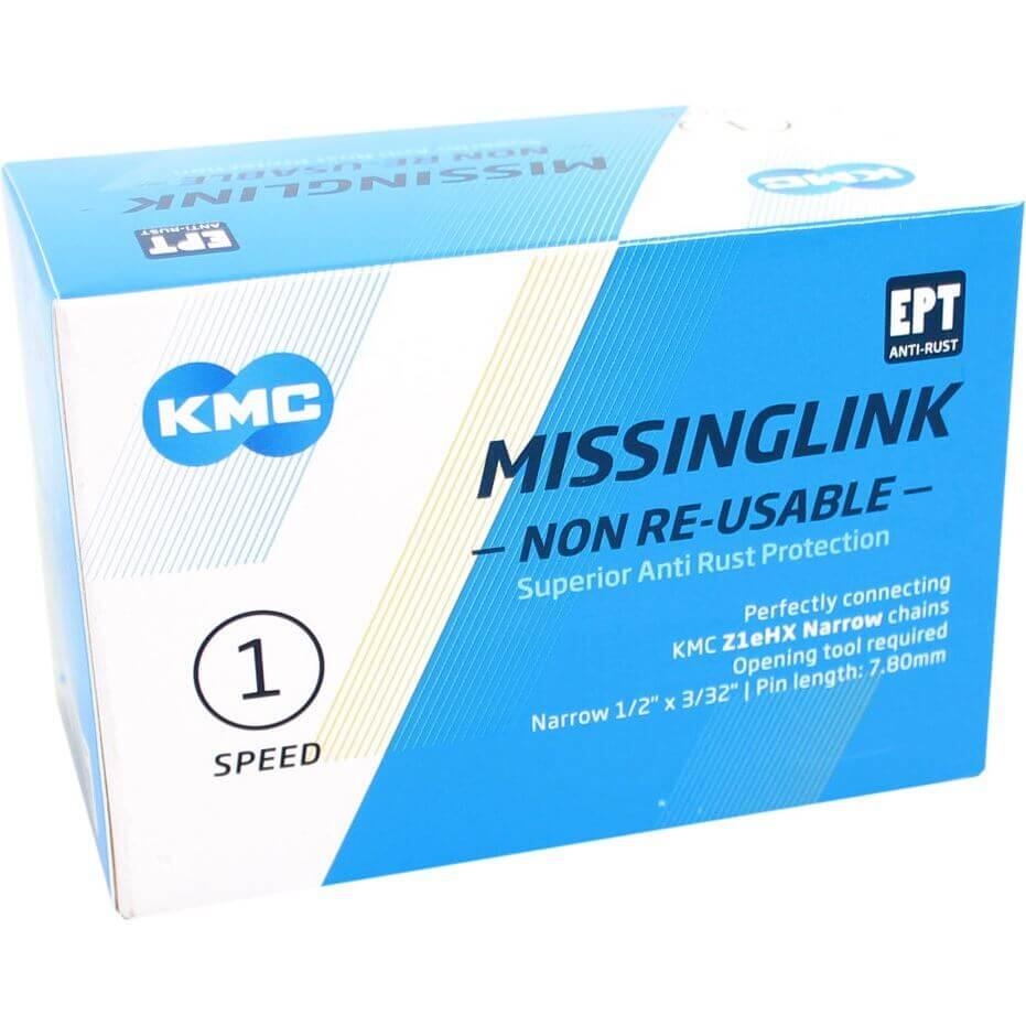 KMC Verbindungsglied MissingLink Z1eHX NR EPT silber schmal(40) von KMC