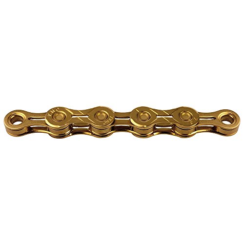 KMC X 11 EL Fahrradkette, Gold, 1/2 x 11/128 Zoll KMC X 11 EL Fahrradkette, Gold, 1/2 x 11/128 Zoll von KMC
