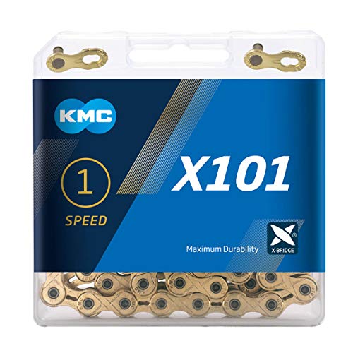 KMC X101 Kette, Ti-NI Gold, 112 Link von KMC