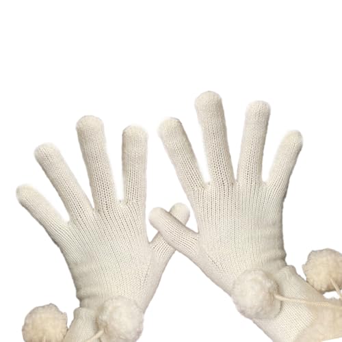 KMGDM Trendige warme Thermo-Handschuhe, dick, stilvolle Handschuhe für kaltes Wetter, Weihnachten, Winter, Radfahren, Skifahren, Klettern von KMGDM