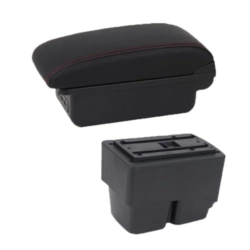 KNBEAZCDE Auto Mittelarmlehne Für F&ord Fiesta Mk7 2009-2017 Auto Armlehne Box Lagerung Box Auto Arm Rest Center Konsole Arm Auto Armlehne Unterstützung Ellenbogen von KNBEAZCDE