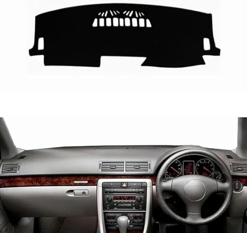 KNGWOK Auto Armaturenbrett Abdeckung für Audi A4 B6 B7 2002-2008 Dashboard Cover Schutzschild Interior Styling ZubehöR von KNGWOK