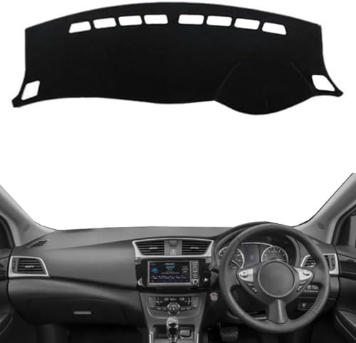 KNGWOK Auto Armaturenbrett Abdeckung für Nissan Pulsar B17 2013-2017 Dashboard Cover Schutzschild Interior Styling ZubehöR von KNGWOK