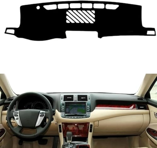 KNGWOK Auto Armaturenbrett Abdeckung für Toyota Crown S200 2010-2013 Dashboard Cover Schutzschild Interior Styling ZubehöR von KNGWOK