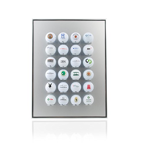 KNIX Premium Golfball Setzkasten aus Aluminium für 24 Golfbälle - Schaukasten, Golf-Regal Vitrine Display passionierte Golfer KNIX Premium Golfball Setzkasten aus Aluminium für 24 Golfbälle - Schaukasten, Golf-Regal Vitrine Display passionierte Golfer von KNIX