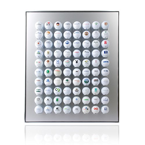 KNIX Premium Golfball Setzkasten aus Aluminium für 80 Golfbälle - Schaukasten, Golf-Regal Vitrine Display passionierte Golfer KNIX Premium Golfball Setzkasten aus Aluminium für 80 Golfbälle - Schaukasten, Golf-Regal Vitrine Display passionierte Golfer von KNIX