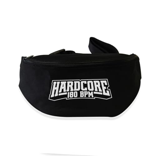 Gabber Hip Bag 180 BPM Hardcore Logo von KNOW-MORE-STYLEZ