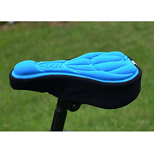 Gelüberzug for den Fahrradsattel Sattelbezug Überzug, Bicycle Saddle Cover Padded Soft Waterproof Seat Cover Perfekte for Herren,Damen und Kinder von KOBONA