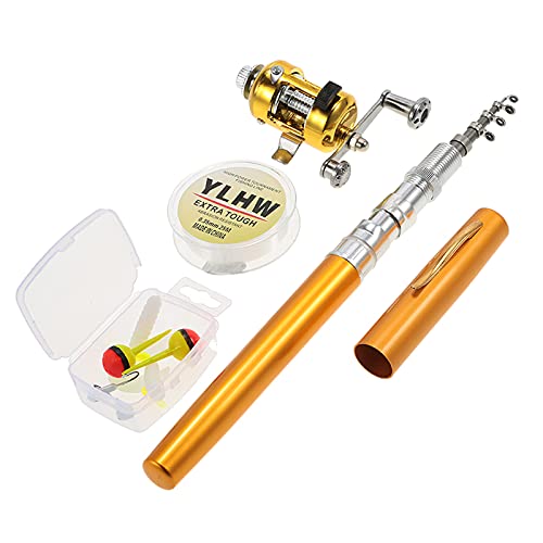 Angelrolle,KOCAN Angel Reel Combo Set Mini Teleskop-bewegliche Taschen-Feder Angelrute Pole + Reel Aluminiumlegierung Angelschnur Weiche-Köder-Köder Jig Hooks Angelrolle,KOCAN Angel Reel Combo Set Mini Teleskop-bewegliche Taschen-Feder Angelrute Pole + Reel Aluminiumlegierung Angelschnur Weiche-Köder-Köder Jig Hooks von KOCAN
