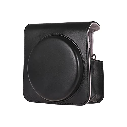 KOCAN Kamera Tasche, Schutzhülle PU-Leder Tasche mit verstellbarem Gurt für Film SQ6 Sofortbildkamera schwarz von KOCAN