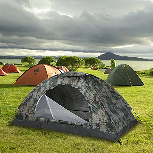 Kinderzelt,KOCAN Ultraleichtes Campingzelt Einlagiges tragbares Zelt Anti-UV-Beschichtung UPF 30+ für Strandangeln im Freien von KOCAN