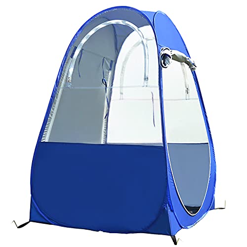 UV-Schutzzelt,KOCAN Tragbares Outdoor-Angelzelt UV-Schutzzelt Pop-up Einzelzelt Automatisches Sofortzelt Regenschattenzelt Fenster und Türen auf beiden Seiten für Outdoor-Camping Wanderstrand mit Trag von KOCAN