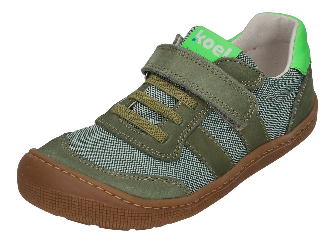 KOEL DYLAN II TEXTILE Barfußschuh Olive KOEL DYLAN II TEXTILE Barfußschuh Olive von KOEL