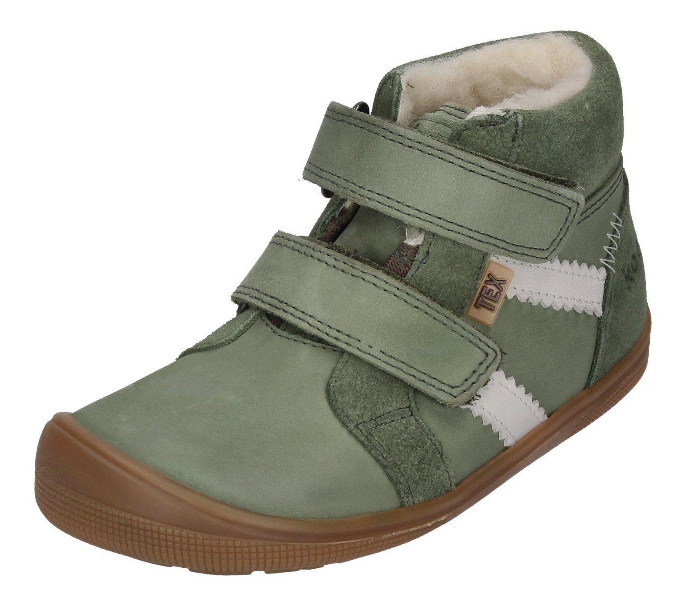 KOEL ETHAN TEX WOOL Barfußschuh Olive von KOEL