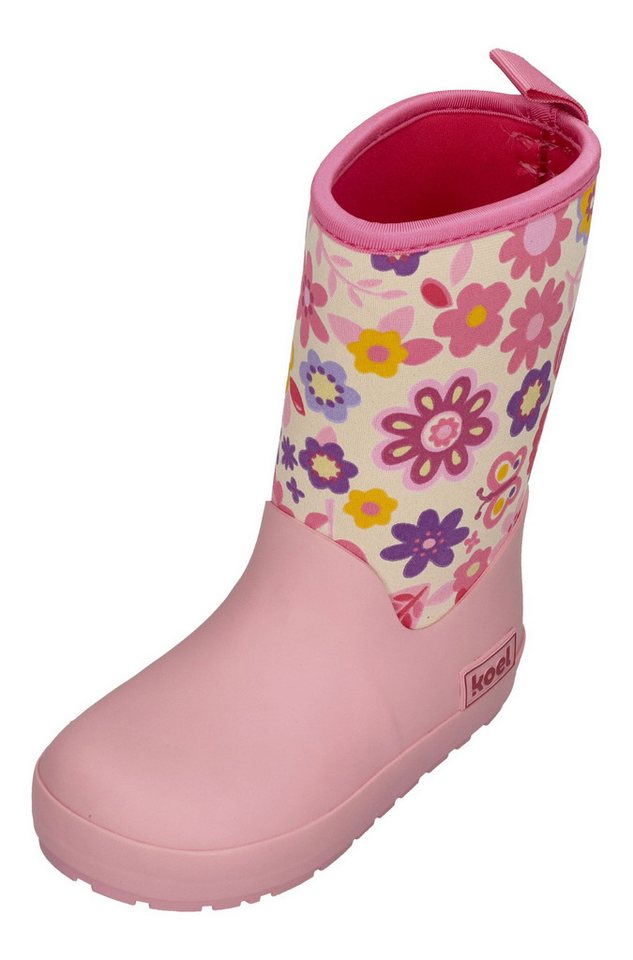 KOEL Neopren Wellie Barfußschuh Fuchsia Flowers KOEL Neopren Wellie Barfußschuh Fuchsia Flowers von KOEL