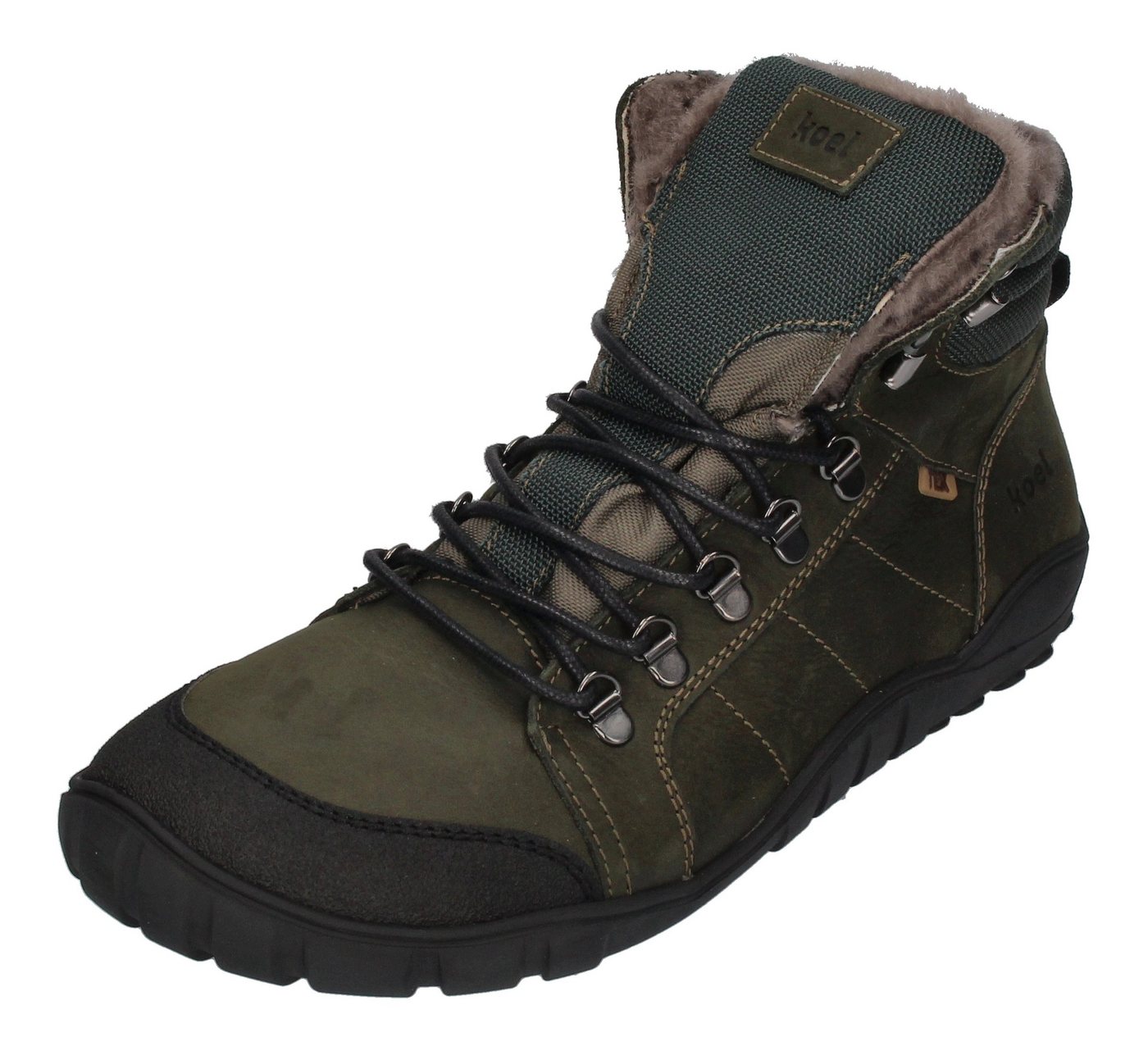 KOEL Paul Lambwool Barfußschuh Khaki KOEL Paul Lambwool Barfußschuh Khaki von KOEL