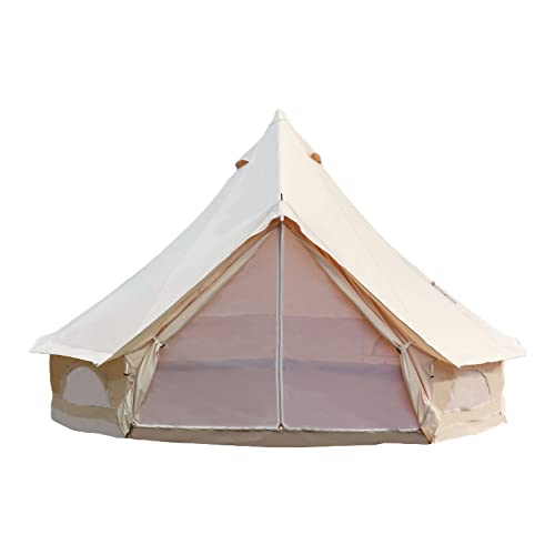 4–12 Personen Outdoor-Campingzelt, komplettes Set, 3–6 Meter Zelt mit Baldachin, leichtes Luxuszelt, Familientreffen, Picknick, Jurtenzelt von KOHARA