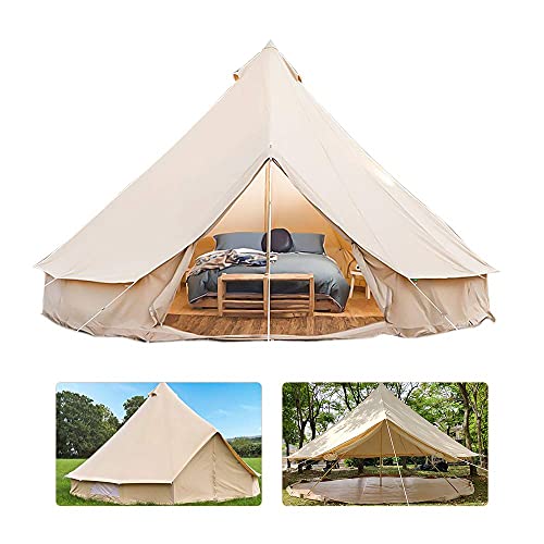 Zelt Indisches Zelt Durchmesser 3M/4M/5M/6M Wasserdicht Große Familienzelte 4 Jahreszeiten Outdoor Jurte Zelt Glamping für Camping von KOHARA