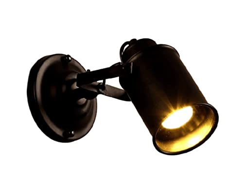 KOIAMVZW Mode Schmiedeeisen Dekoration Hotel E27 Korridor Wandbehang Wandlampe Kreative Bionic Retro Industrie Wandlampe Innen Energiesparende Kinder Bettlampe Treppenlicht Bar Lampe Wohnzimmer Indoo von KOIAMVZW