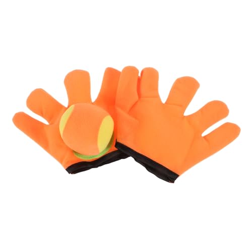 KOMBIUDA 1 Satz Klebezieltafel Für Ballspiel Fangen Ballspiel Werfen Und Fangen Fang Werfen Sandspielzeug Ballfangspiel Sandkasten Für Den Strand Wurfspiel Orange Polyester von KOMBIUDA