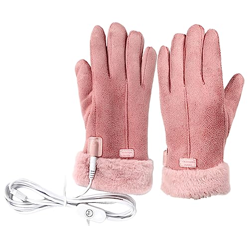 KOMBIUDA 1 Satz USB beheizbare Handschuhe Damen Herren Heizhandschuhe Fahrradhandschuhe für kaltes Wetter USB beheizte Handschuhe winterhandschuhe mit heizung handwärmer Arbeitshandschuhe von KOMBIUDA