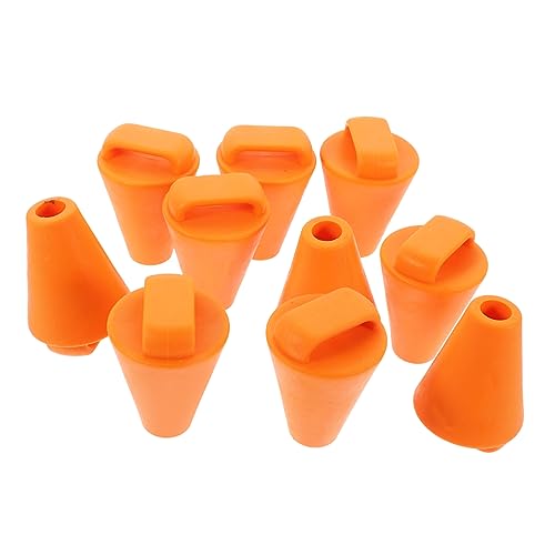 KOMBIUDA 10St Kajak-Abflusslochstopfen Drain stoppers Boot zubehör Boot Abflussstopfen Anti-Leck-Ablassschraube Konverterventil der Luftpumpe Marine-Ablassschraube Marine-Ablassstopfen TPE von KOMBIUDA